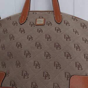 Beautiful brown monogram Dooney & Bourke handbag